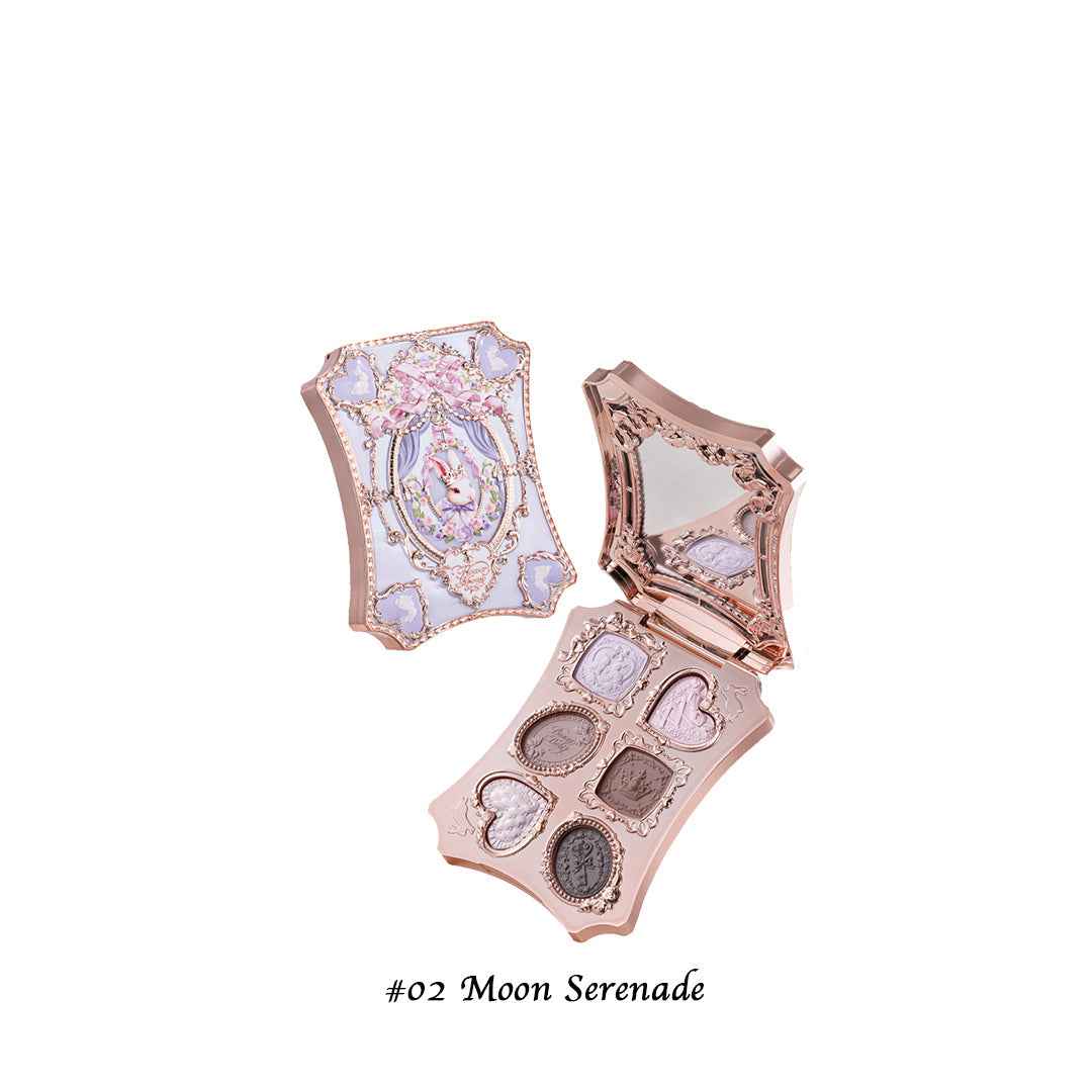 Flower Knows Bunny Garden Collection 6-Color Makeup Palette (6.5g)