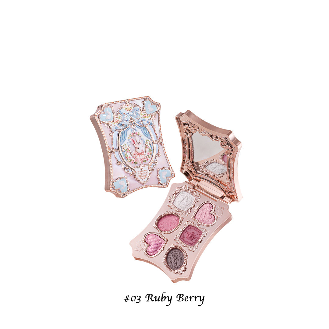 Flower Knows Bunny Garden Collection 6-Color Makeup Palette (6.5g)