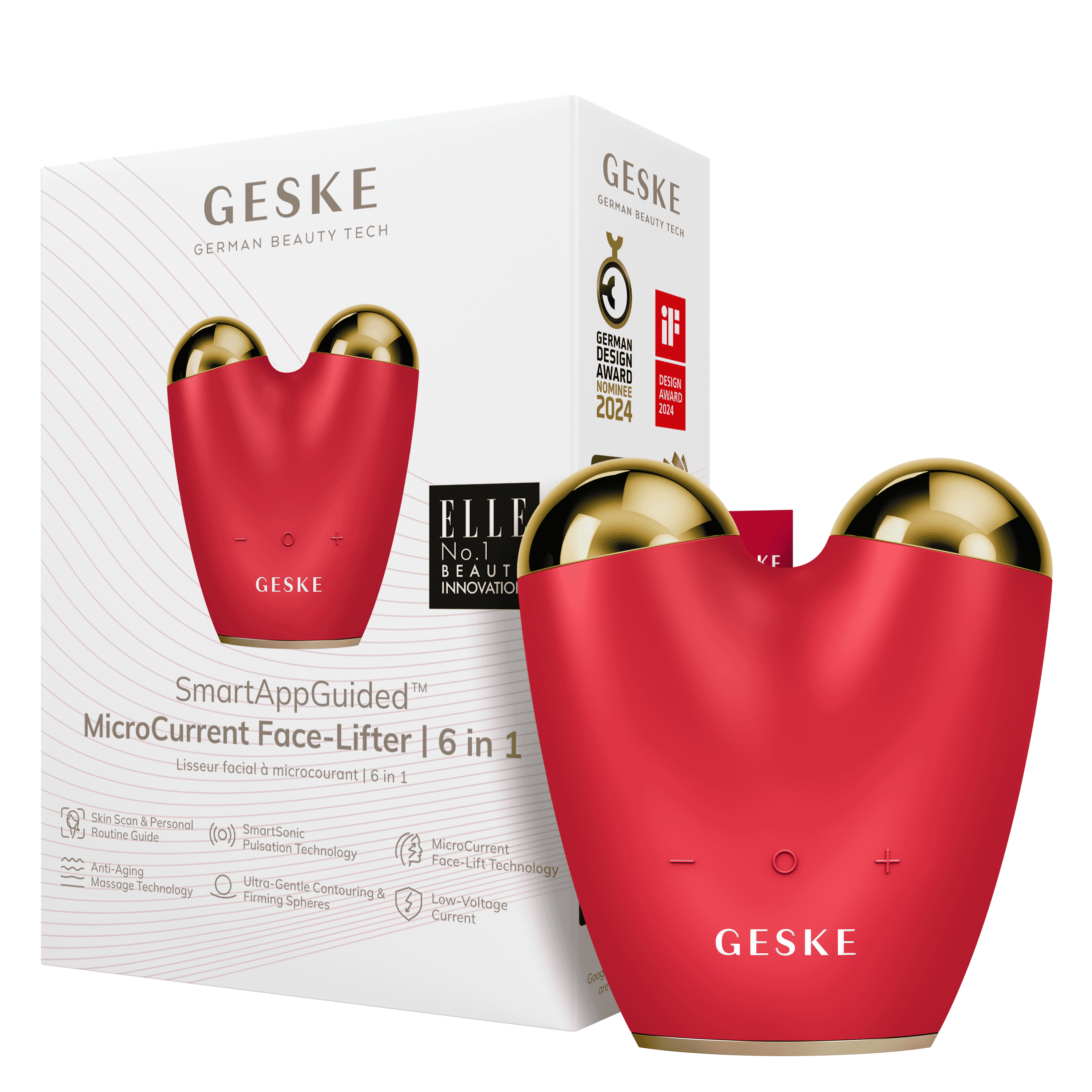 GESKE MicroCurrent Face-Lifter | 6 in 1