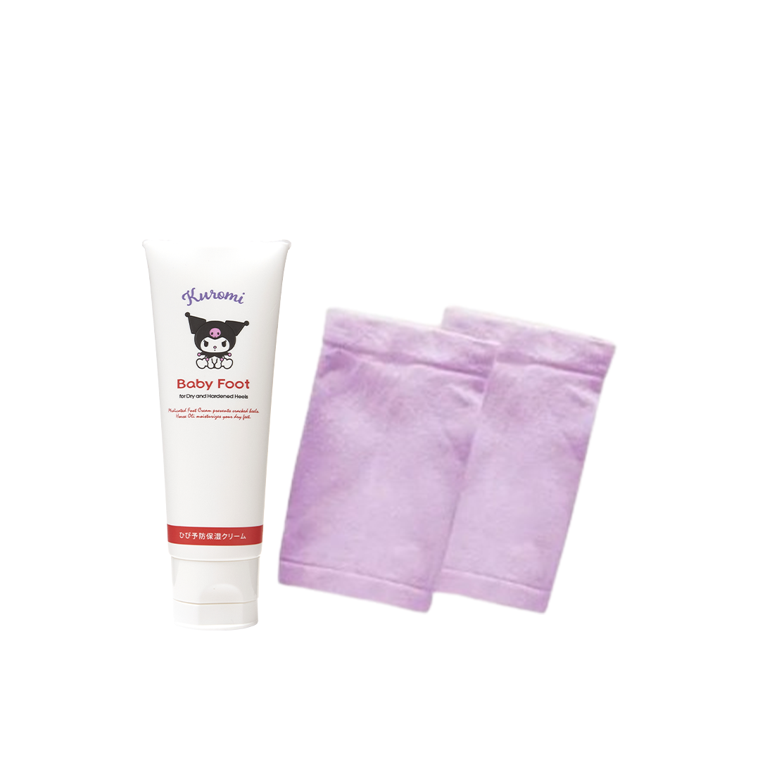BABY FOOT Heel Crack Prevention Set Kuromi