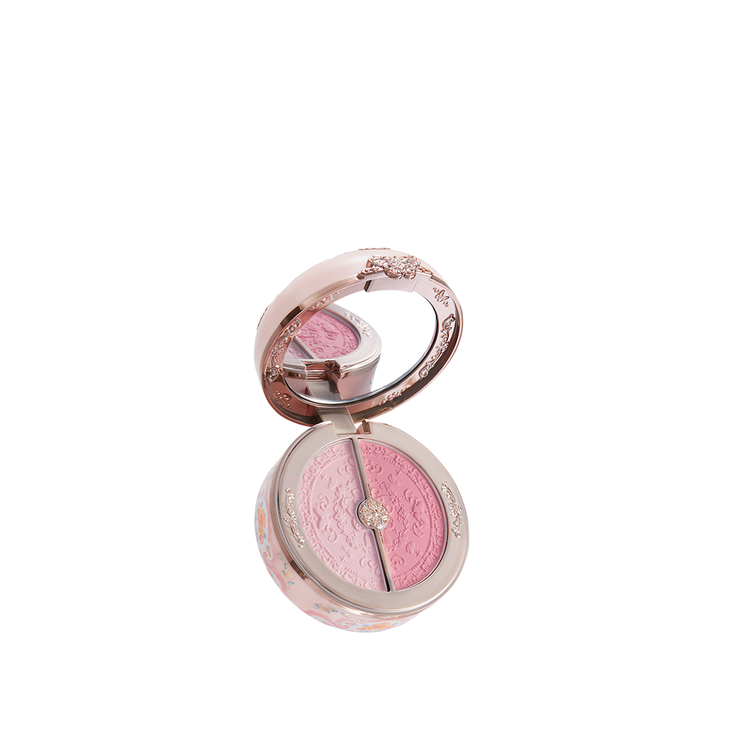FLOWER KNOWS Butterfly Cloud Collar Collection Rouge Box Highlighting & Blush Duo Powder 6g