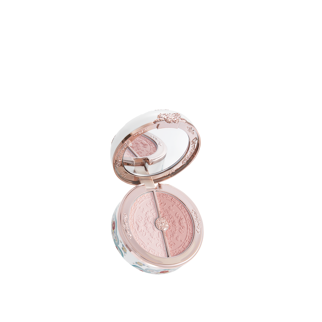 FLOWER KNOWS Butterfly Cloud Collar Collection Rouge Box Highlighting & Blush Duo Powder 6g