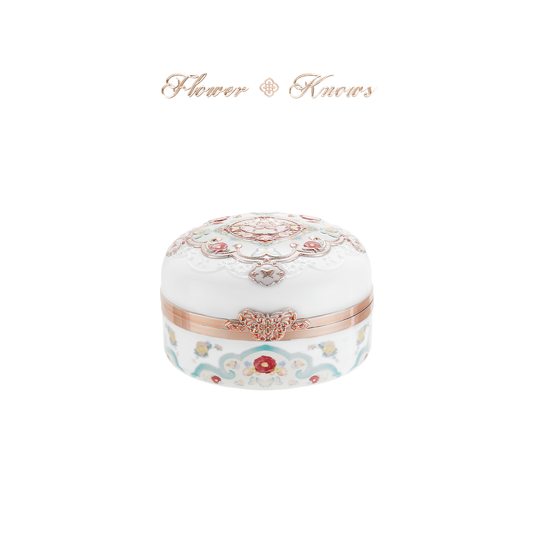 FLOWER KNOWS Butterfly Cloud Collar Collection Rouge Box Highlighting & Blush Duo Powder 6g