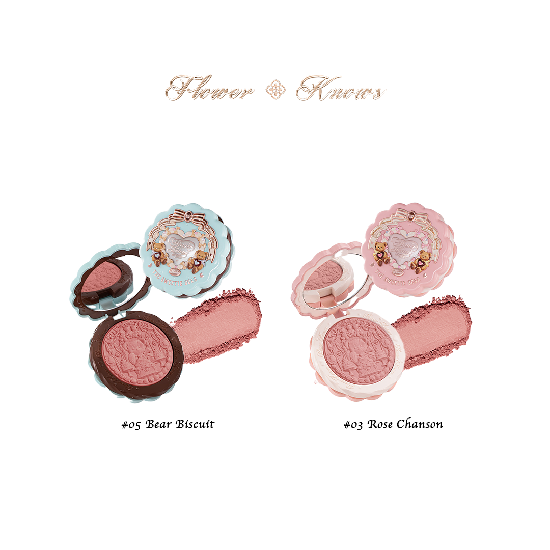 FLOWER KNOWS The Sweetie Bear Collection Silk Satin Blush (5g)