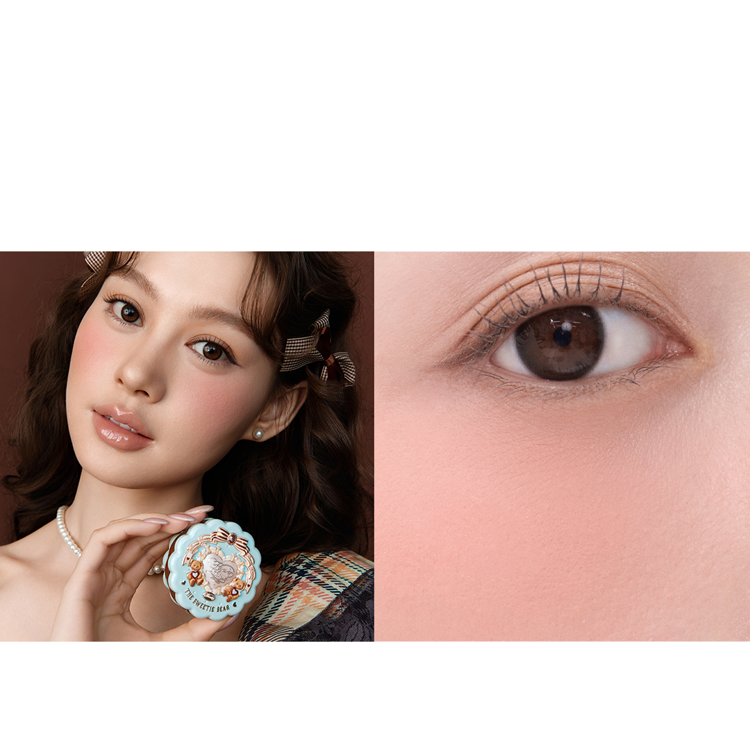 FLOWER KNOWS The Sweetie Bear Collection Silk Satin Blush (5g)