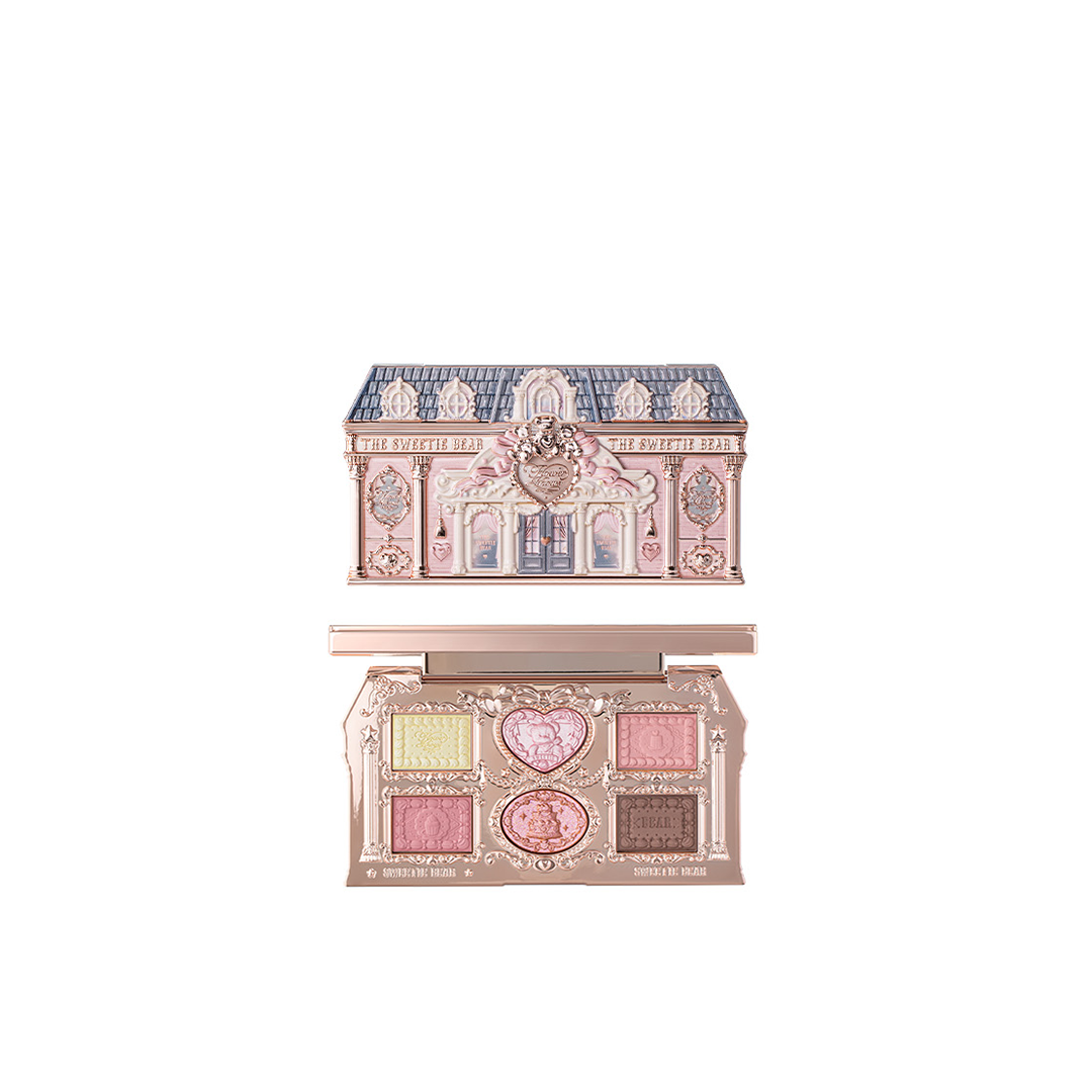 FLOWER KNOWS The Sweetie Bear Collection 6-Color Makeup Palette (6.5g)