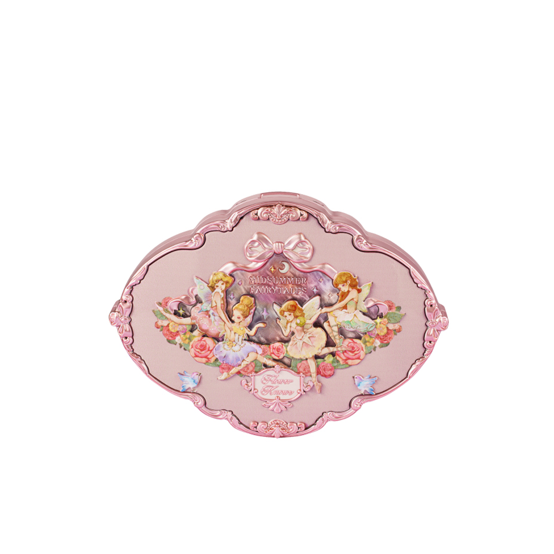 FLOWER KNOWS Midsummer Fairytales Collection Embossed Five-Color Makeup Palette 6.5g