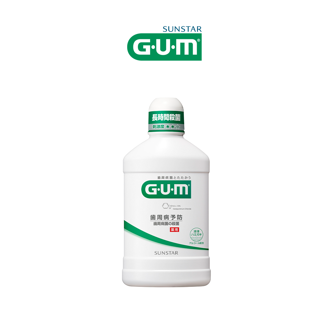 SUNSTAR GUM Dental Rinse - LA W ALC/LN NO ALC (500ML)