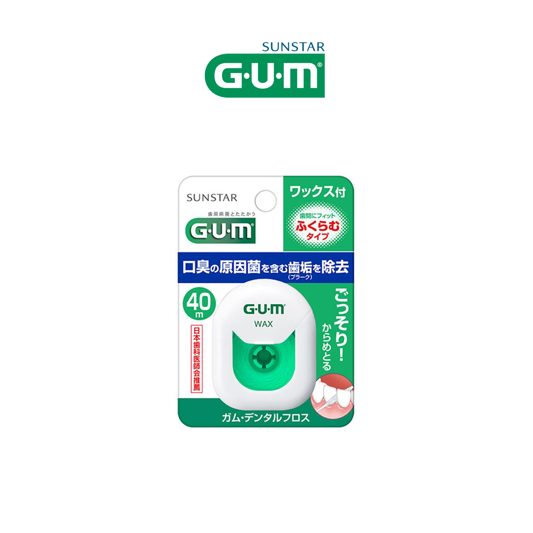 GUM Dental Floss Expanding Waxed (40m)