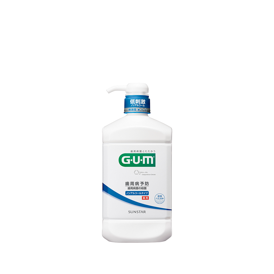 SUNSTAR GUM Dental Rinse - LA W ALC/LN NO ALC (500ML / 960ML)