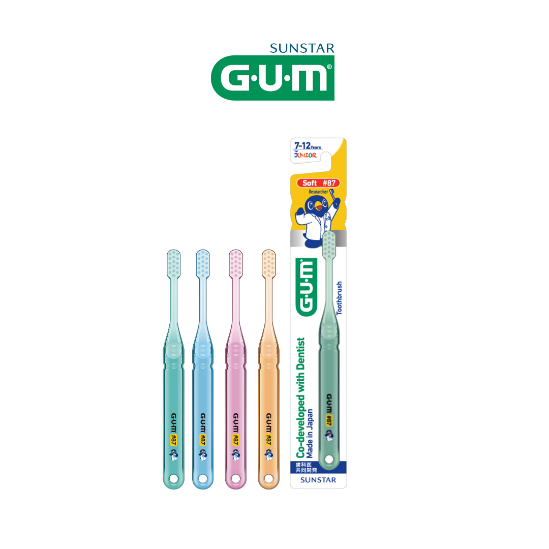 Sunstar GUM Toothbrush for 7 - 12 years JUNIOR #87