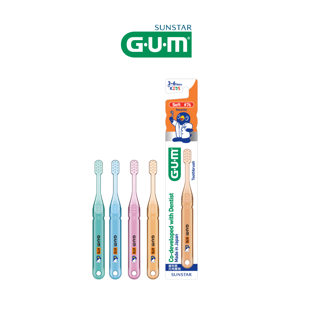 Sunstar GUM Toothbrush for 3 – 6 years KIDS #76
