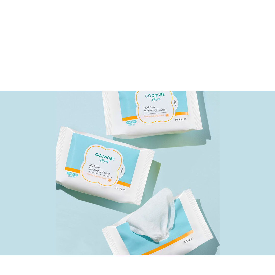 GOONGBE Mild Sun Cleansing Tissue 30 Sheets
