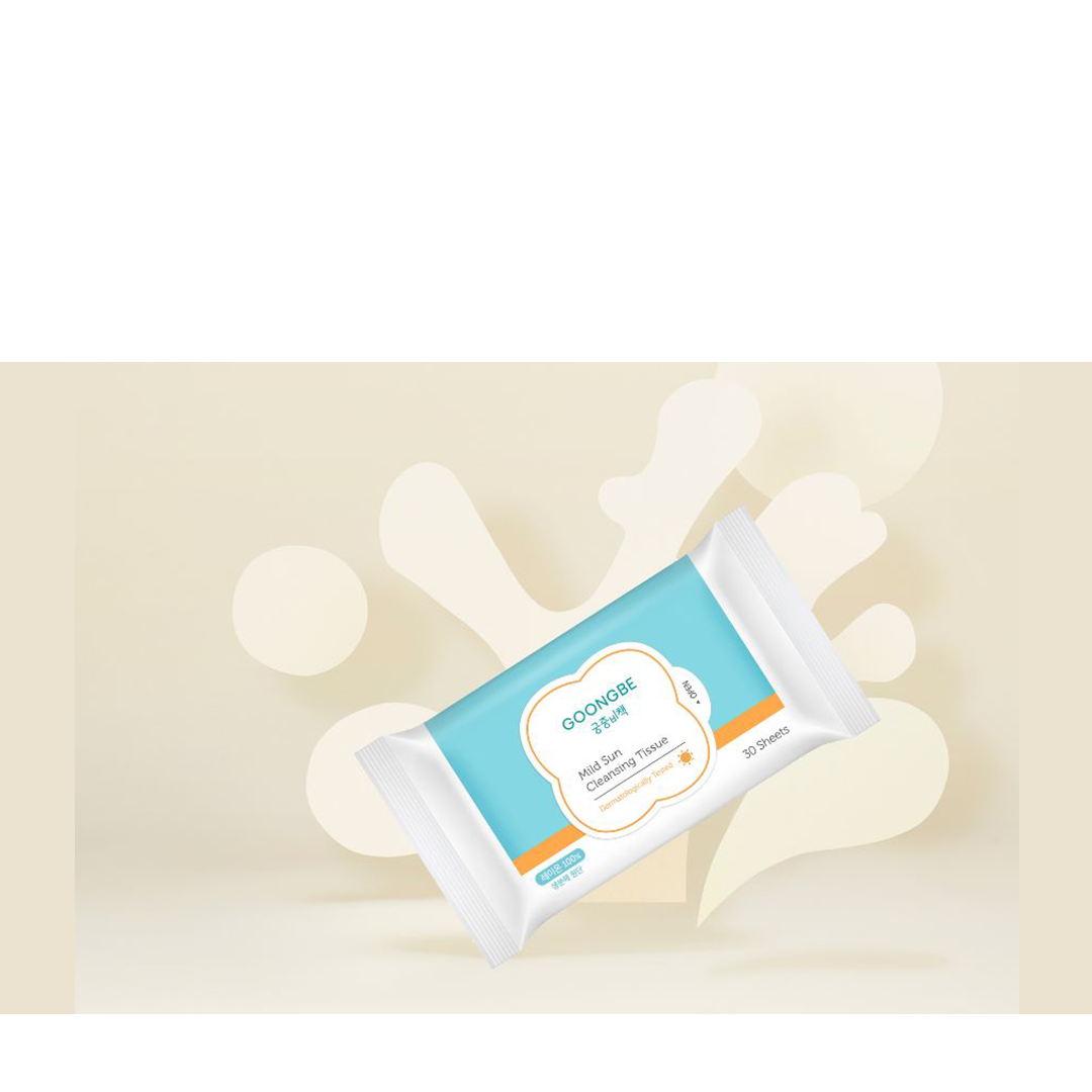 GOONGBE Mild Sun Cleansing Tissue 30 Sheets