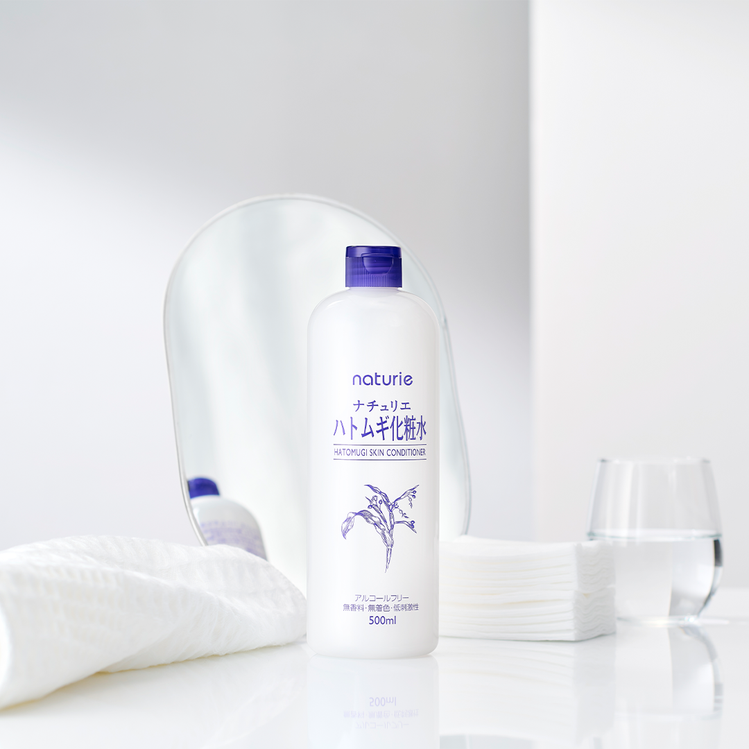 NATURIE Hatomugi Skin Conditioner Lotion (500ml) (Non-alcohol)