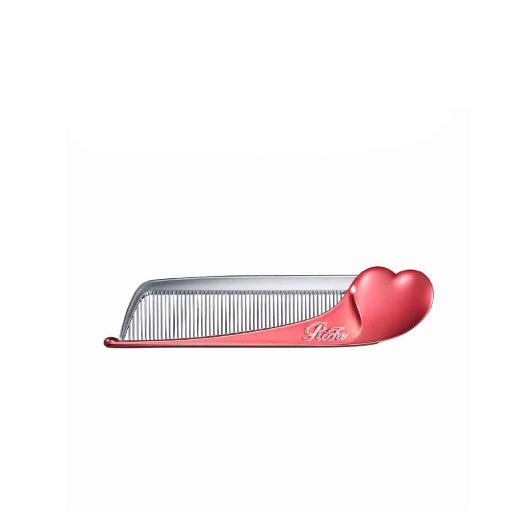 ReFa Heart Comb Aira - Rose Gold/Silver/Red