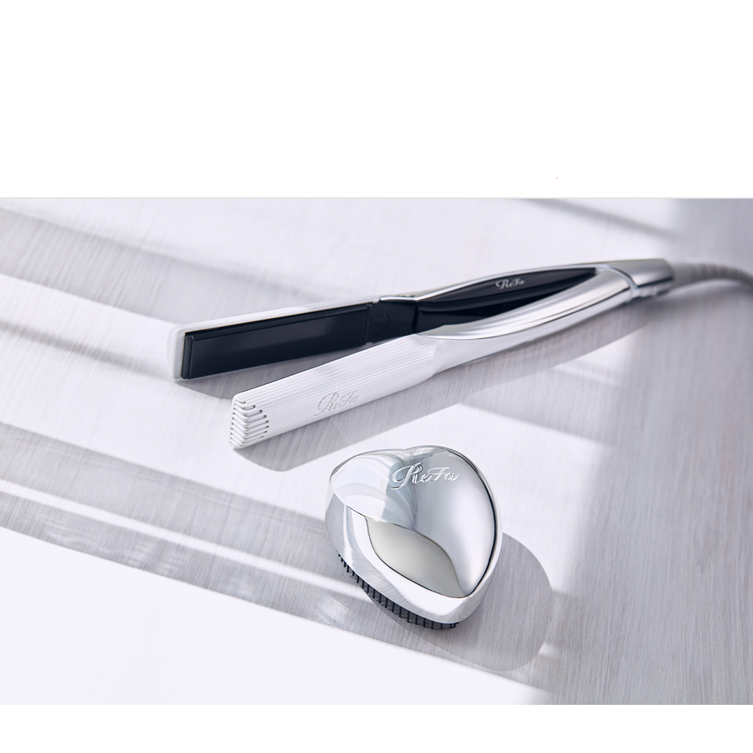 ReFa Heart Brush - Rose Gold/Brush Silver/Champagne Gold/Red/Aurora White/Matte White