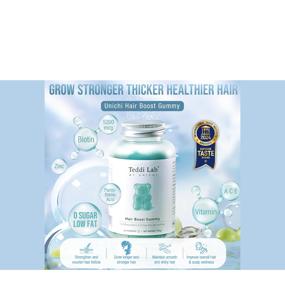 Unichi Teddi Lab Hair Boost Gummy / Hair Boost Gummy Plus