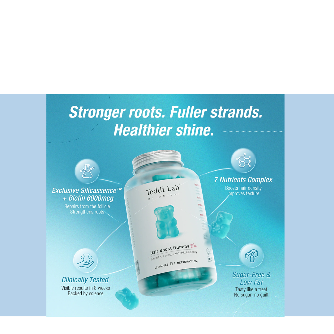 Unichi Teddi Lab Hair Boost Gummy / Hair Boost Gummy Plus