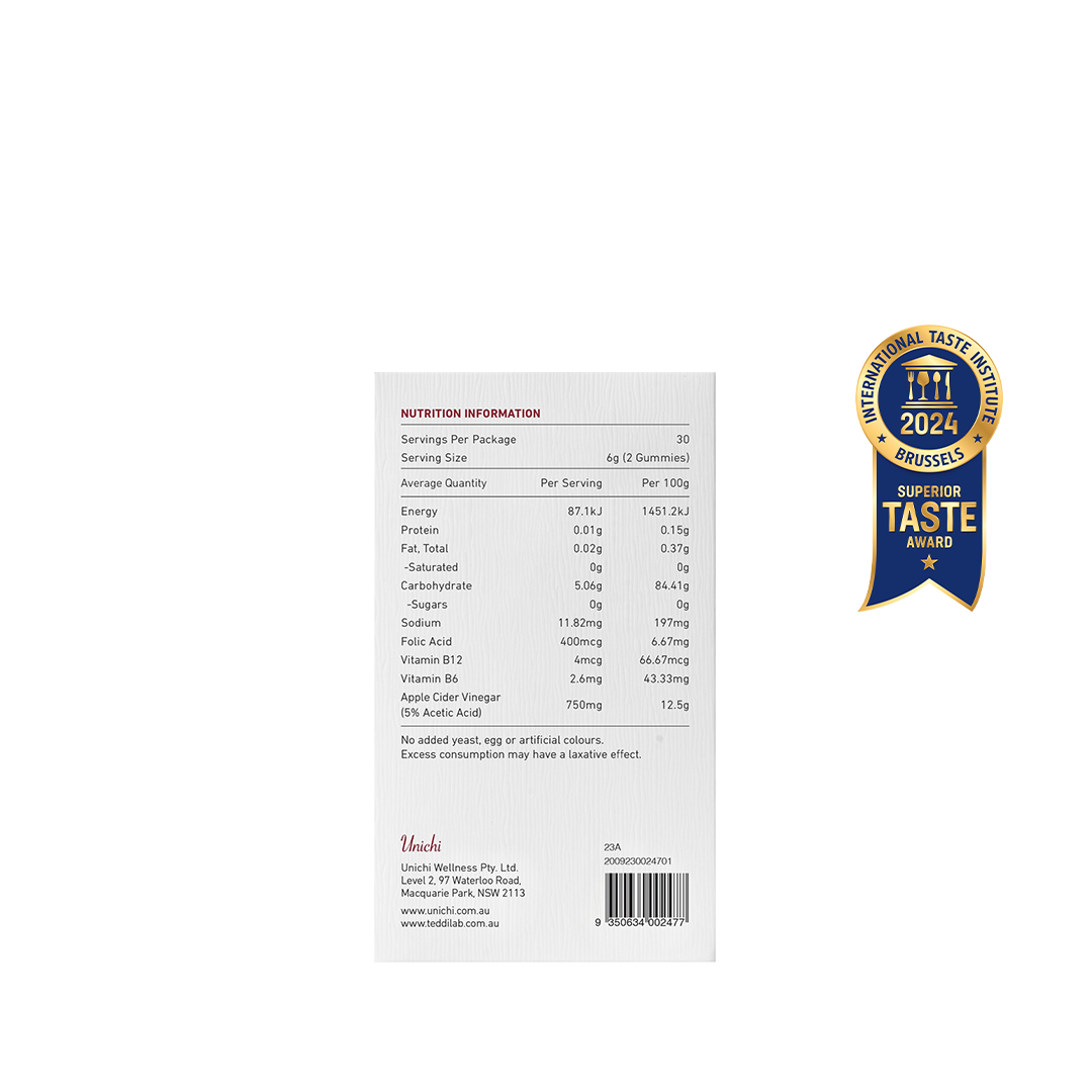 Unichi Teddi Lab Apple Cider Vinegar Gummy (180g)