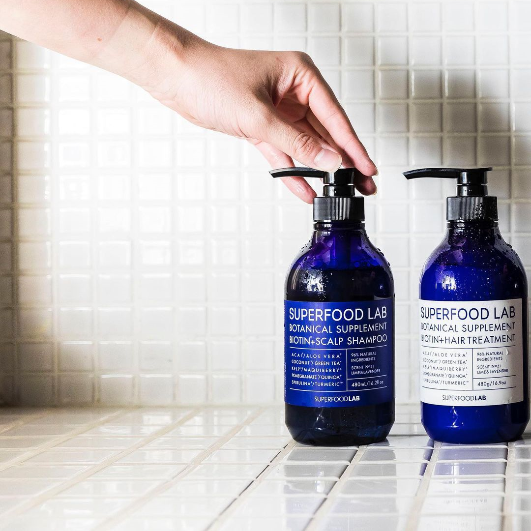 SUPERFOOD LAB Biotin + Scalp Treatment (480ml)