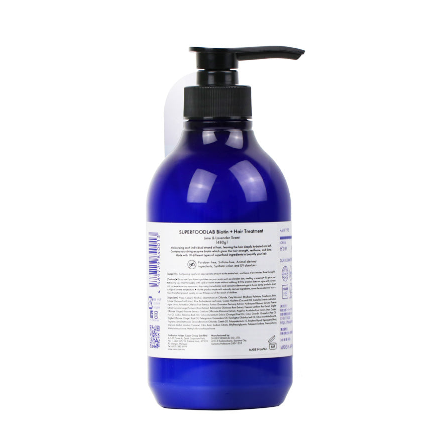 SUPERFOOD LAB Biotin + Scalp Treatment (480ml)