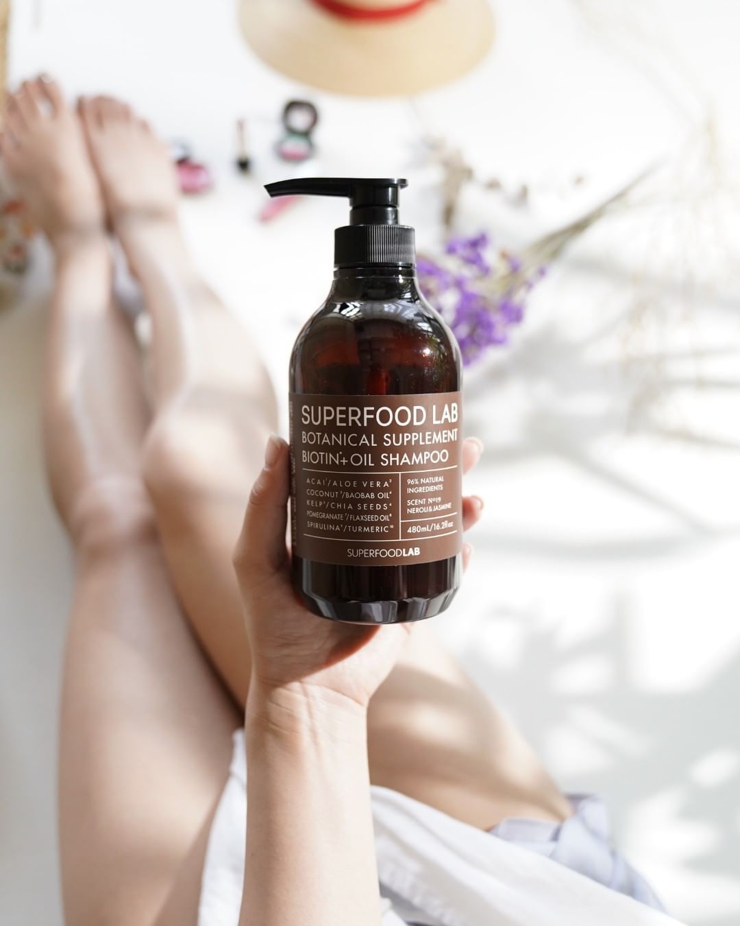 SUPERFOOD LAB Biotin + Oil Shampoo (480ml)