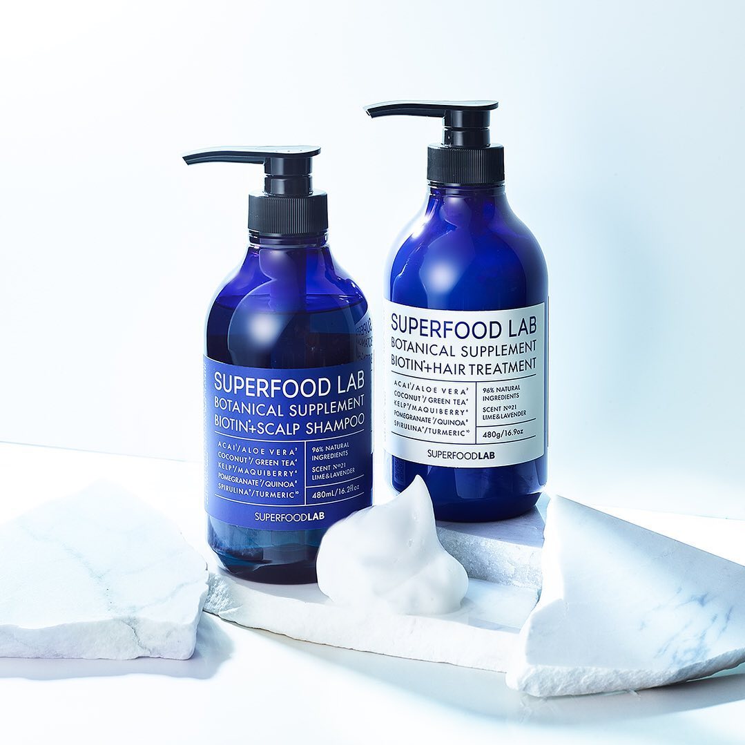 SUPERFOOD LAB Biotin + Scalp Treatment (480ml)