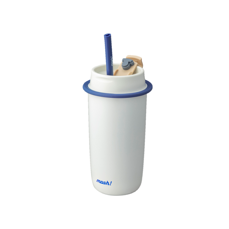 MOSH! Latte Tumbler with Straw (480ml)