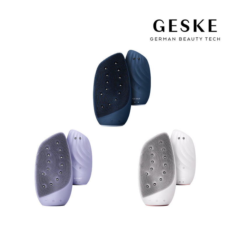 GESKE Sonic Thermo Facial Brush & Face-Lifter | 8 in 1