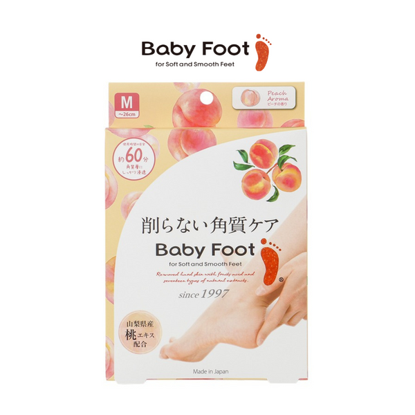 BABY FOOT Peeling Mask 60 mins Peach (M Size)