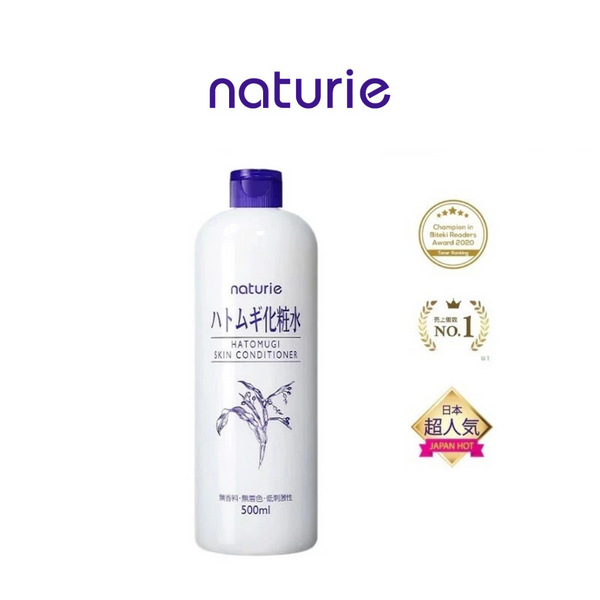 NATURIE Hatomugi Skin Conditioner Lotion (500ml) (Non-alcohol)