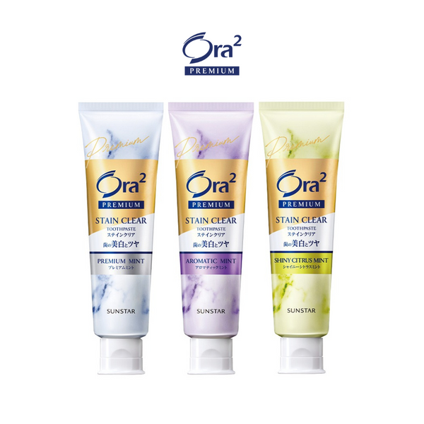 ORA2 Premium Stain Clear Toothpaste 100g (3 flavours)