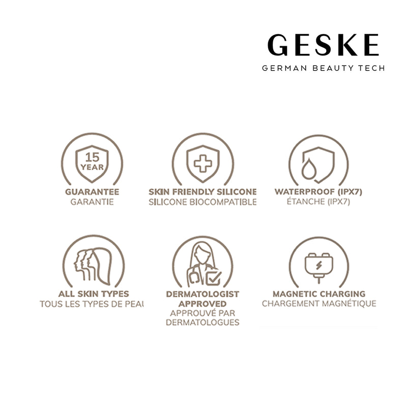 GESKE Sonic Facial Roller | 4 in 1