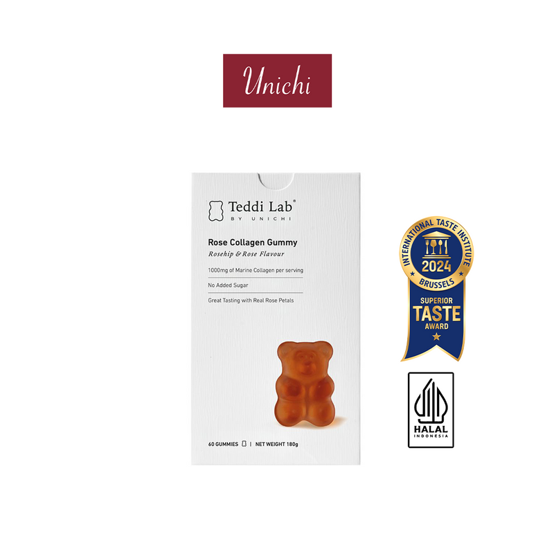 Unichi Teddi Lab Rose Collagen Gummy