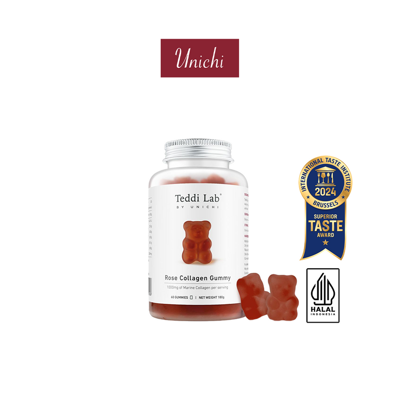 Unichi Teddi Lab Rose Collagen Gummy