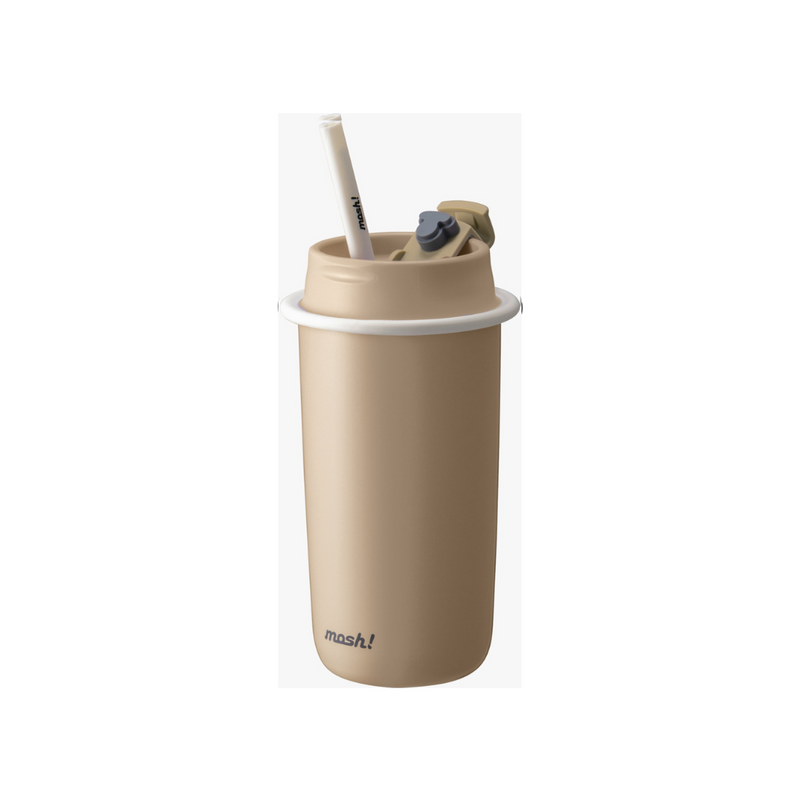 MOSH! Latte Tumbler with Straw (480ml)