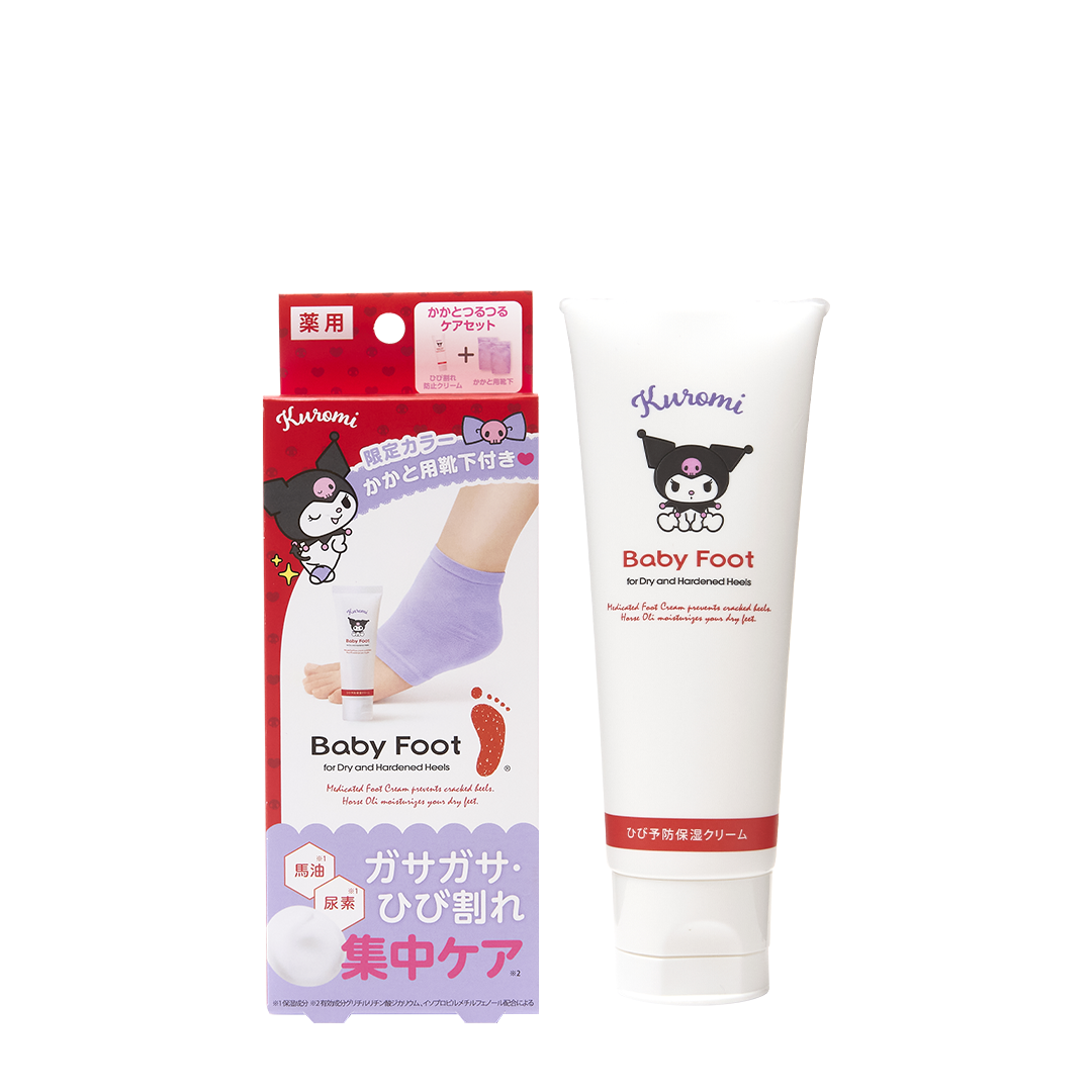 BABY FOOT Heel Crack Prevention Set Kuromi