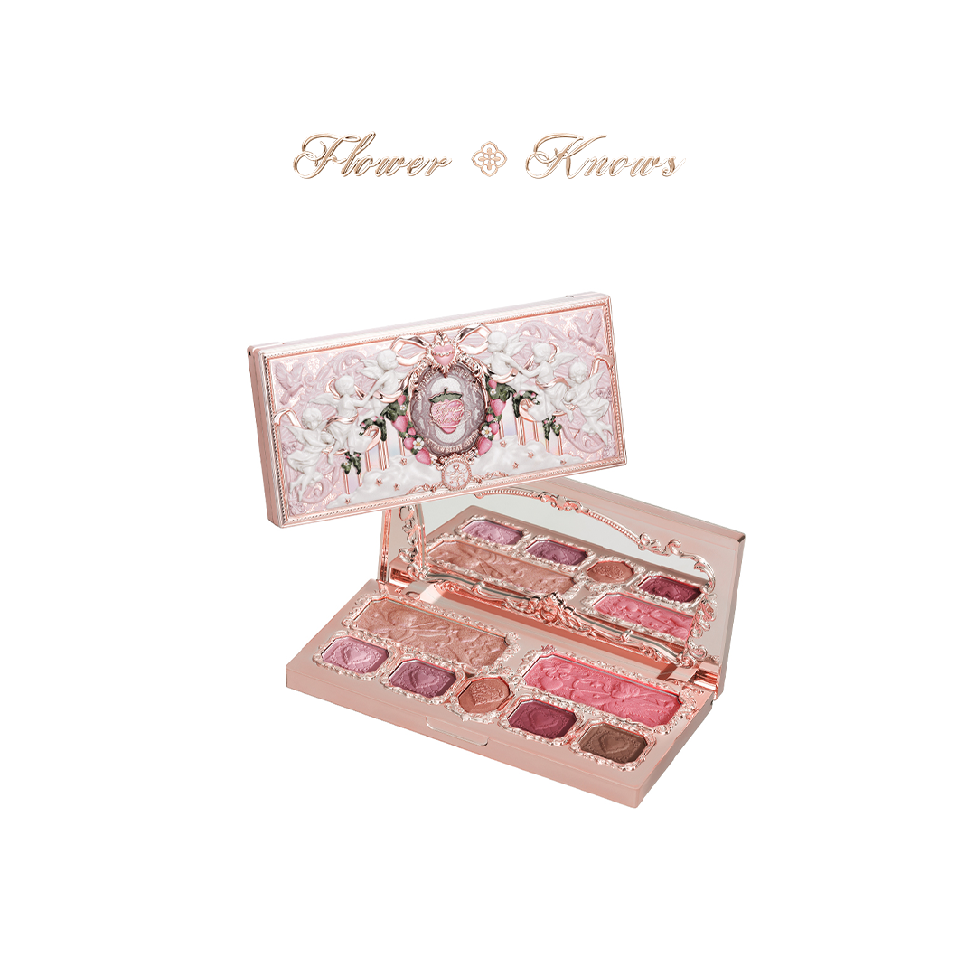 FLOWER KNOWS Strawberry Cupid Collection Make-up Palette (14g) - S02 Cupid's Mischief