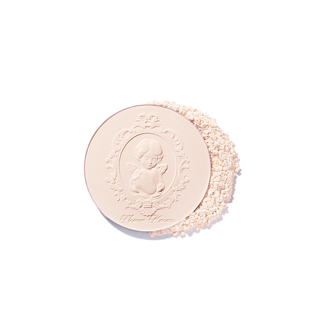 FLOWER KNOWS Strawberry Cupid Collection Pressed Powder - 02 Ivory Beige