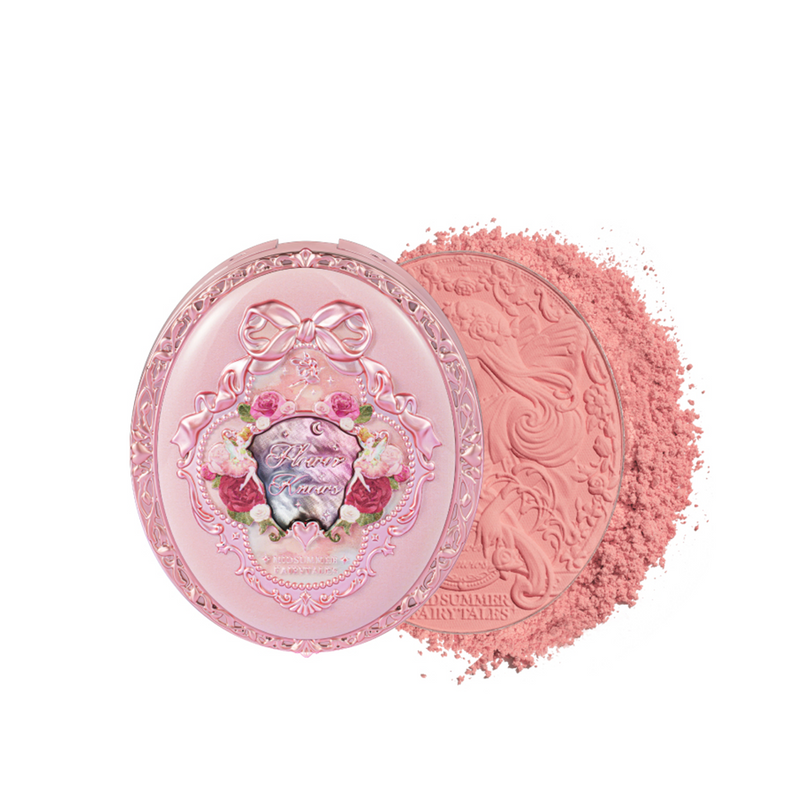 FLOWER KNOWS Midsummer Fairytales Collection Velvet Embossed Blush 5g