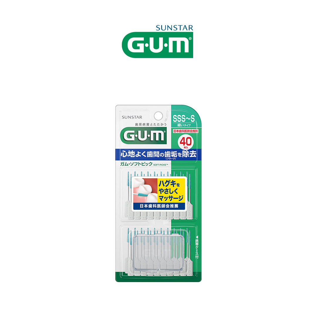 SUNSTAR GUM Soft Picks 40pcs - SSS - S size