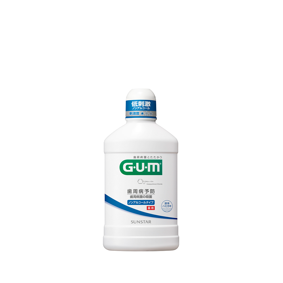 SUNSTAR GUM Dental Rinse - LA W ALC/LN NO ALC (500ML)