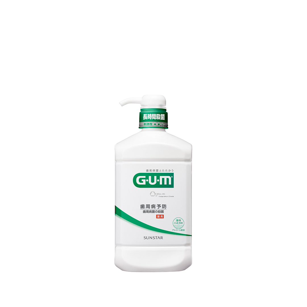 SUNSTAR GUM Dental Rinse - LA W ALC/LN NO ALC (500ML / 960ML)