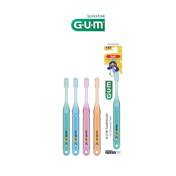GUM Kids Toothbrush for 7-12 Years #87 (Soft)