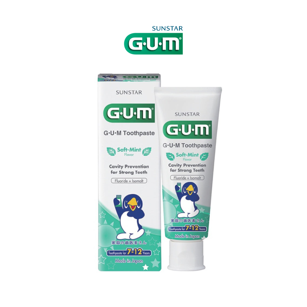 GUM Kids Toothpaste for 7-12 Year - Mint Flavour (70g)