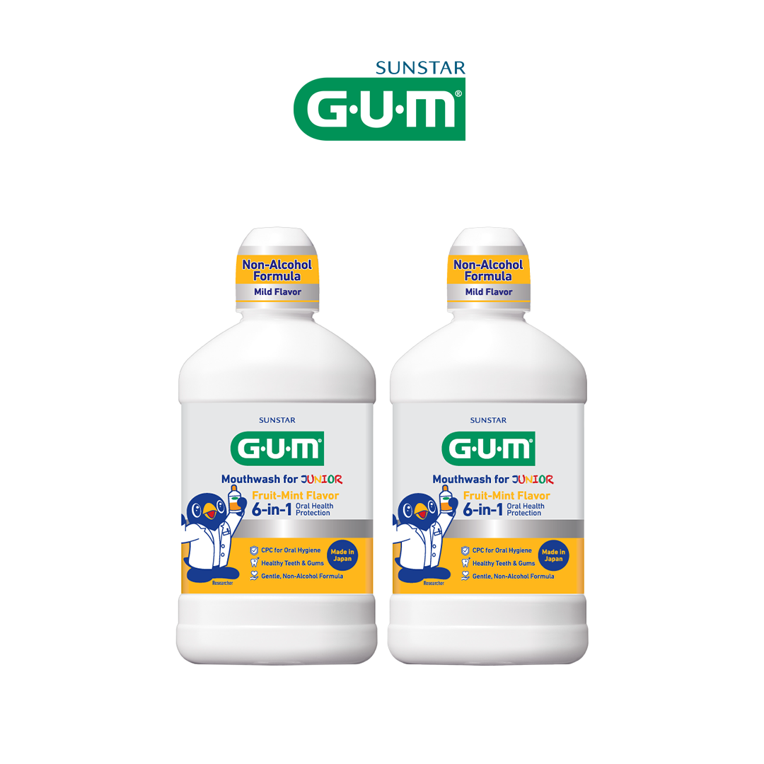 [TWIN PACK] Sunstar GUM Mouthwash for Junior 250ml