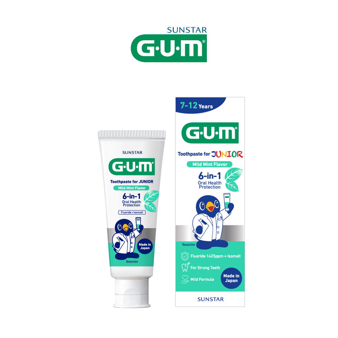 Sunstar GUM Toothpaste for Junior Mild Mint Flavor 70g