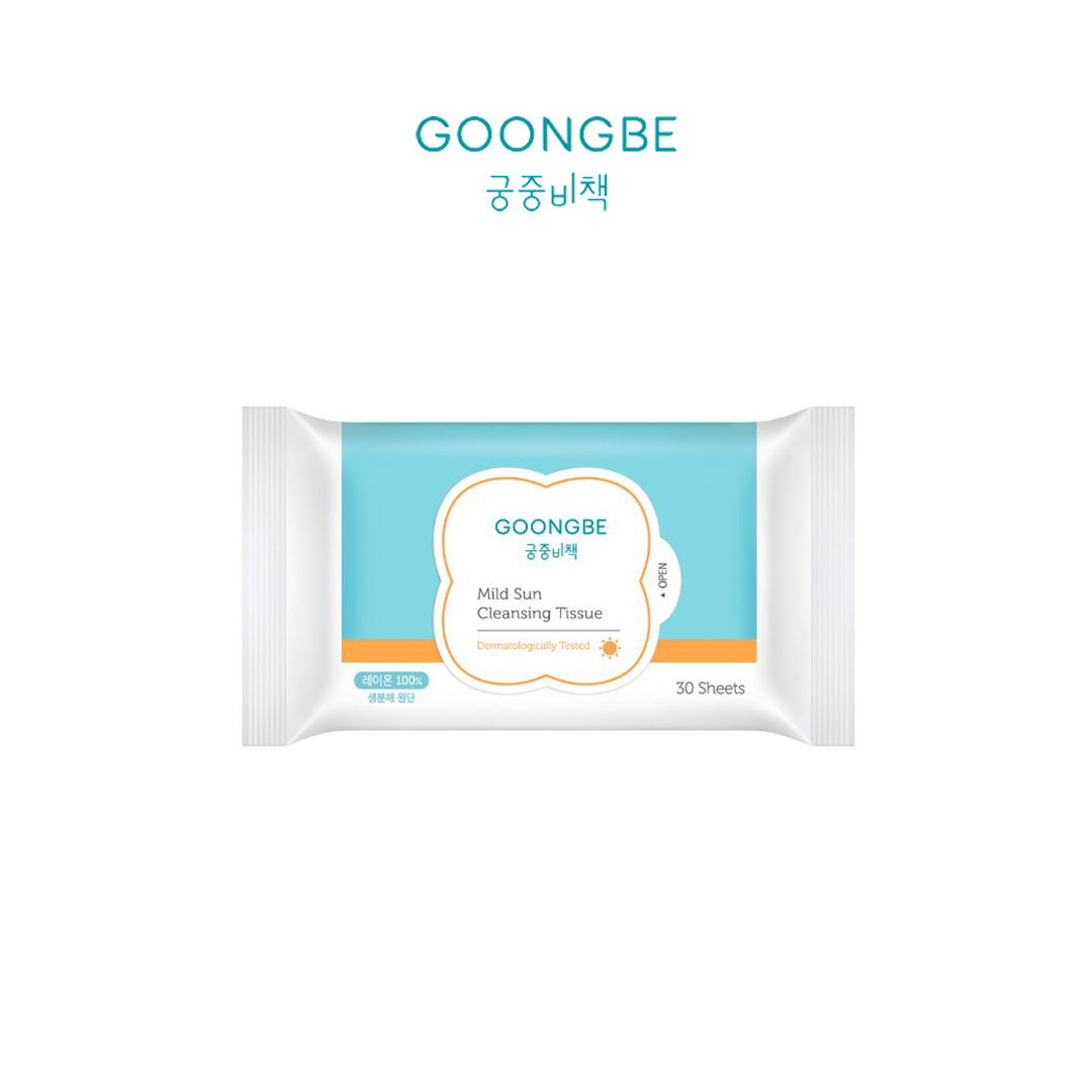 GOONGBE Mild Sun Cleansing Tissue 30 Sheets