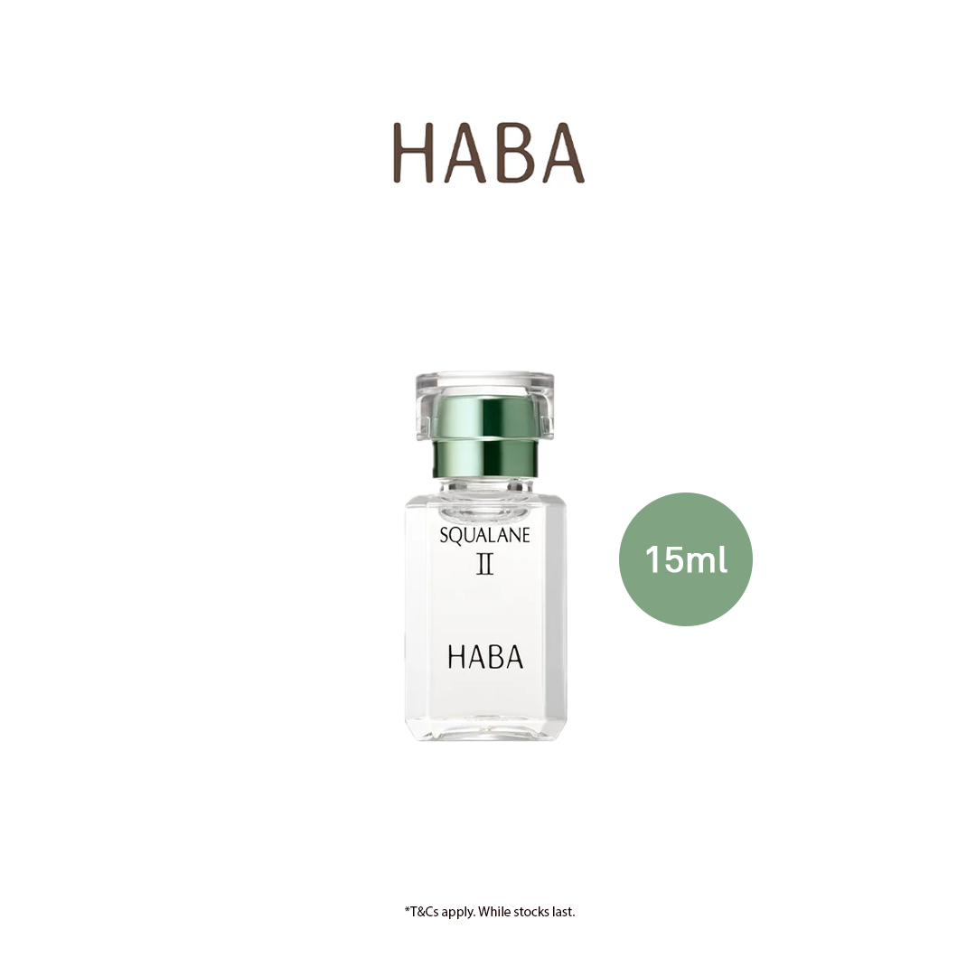 [HABA x Ginger Keong] HABA SQUALANE II (15mL/30mL)